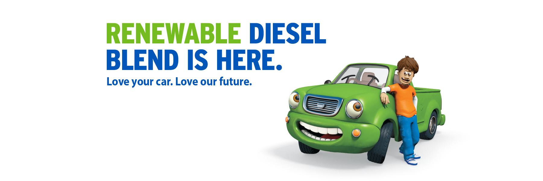 Header renewable diesel blend is here with car and driver