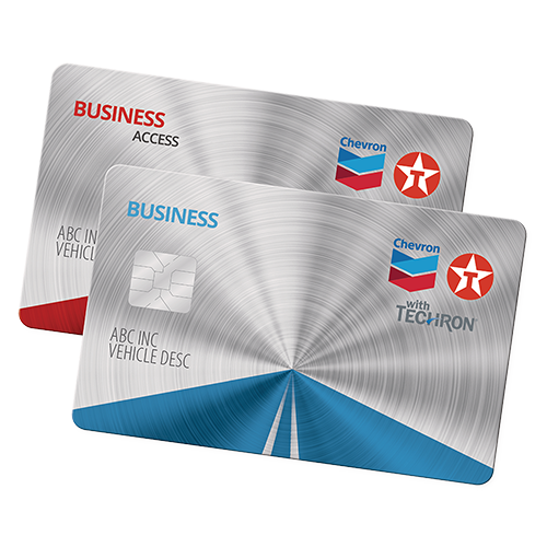 Chevron and Texaco cards
