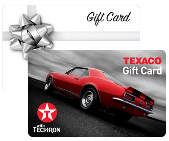 Texaco gift card