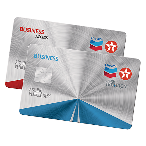 Chevron and Texaco business credit cards